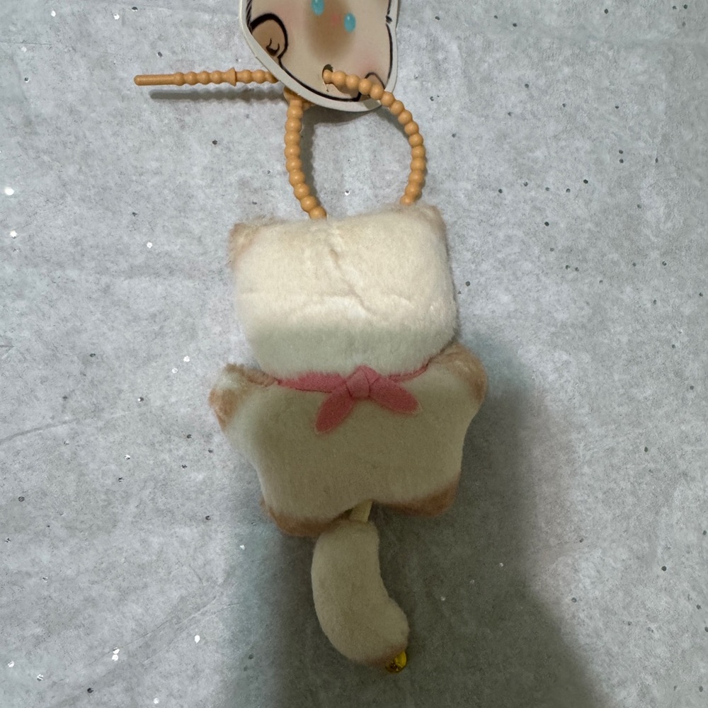 Cute Cat Plush Bag Charm Keychain - Picture 2 of 2
